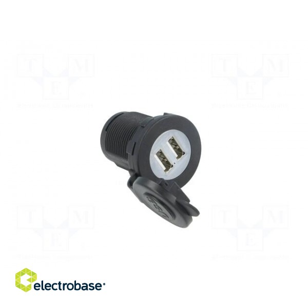 USB power supply | USB A socket x2 | Sup.volt: 12÷24VDC | 5V/2.1A image 8