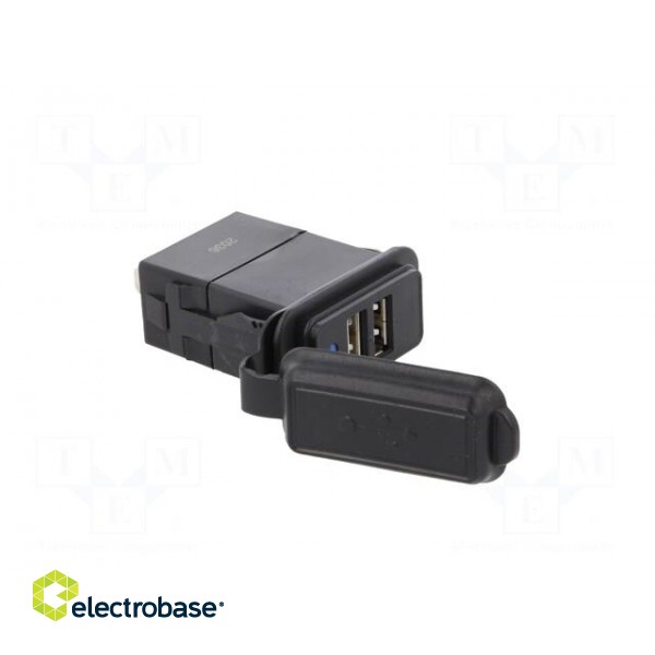 USB power supply | USB A socket x2 | Sup.volt: 12÷24VDC | 5V/2.4A image 8
