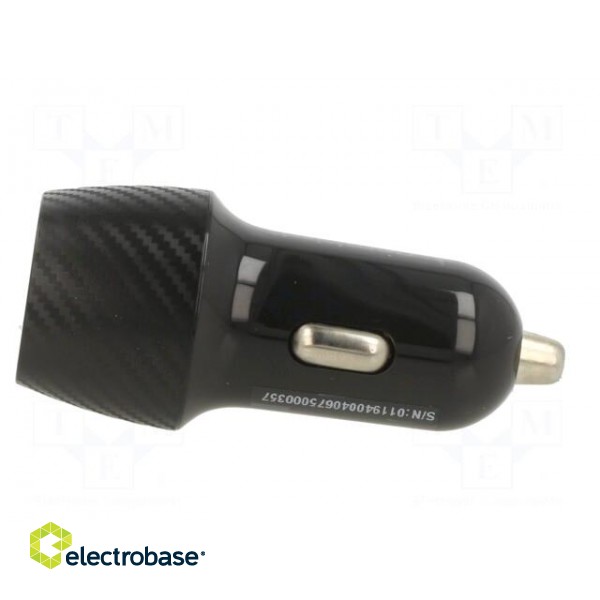 USB power supply | USB A socket x2 | Sup.volt: 12÷24VDC | 5V/4.8A image 3