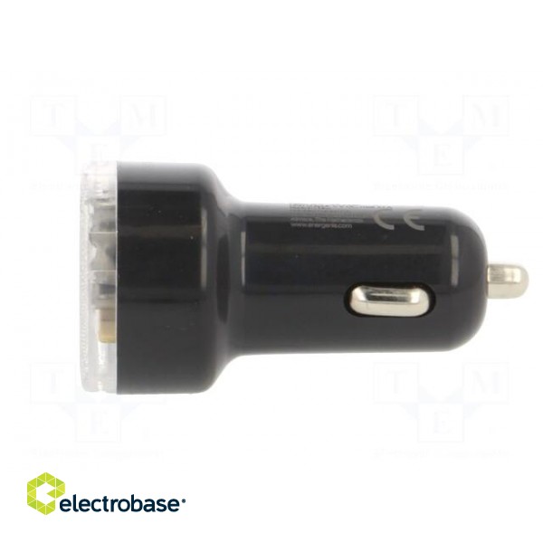 USB power supply | USB A socket x2 | Sup.volt: 12÷24VDC | 5V/2.1A paveikslėlis 3