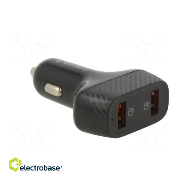 USB power supply | USB A socket x2 | Sup.volt: 12÷24VDC | black image 8