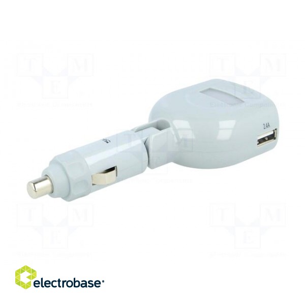 USB power supply | USB A socket x3 | Sup.volt: 12÷24VDC | white image 6