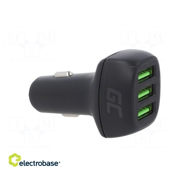 USB power supply | USB A socket x3 | Sup.volt: 12÷24VDC | black image 8