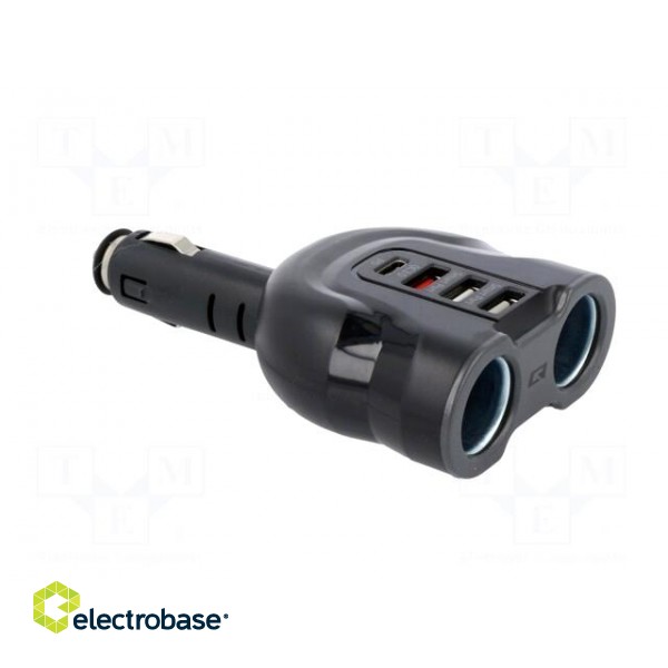 Automotive power supply | USB A socket x3,USB C Power Delivery image 8