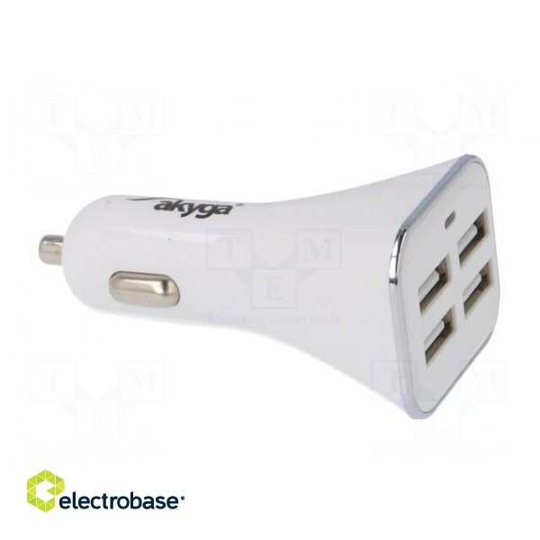 USB power supply | USB A socket x4 | Sup.volt: 12÷24VDC | white image 8