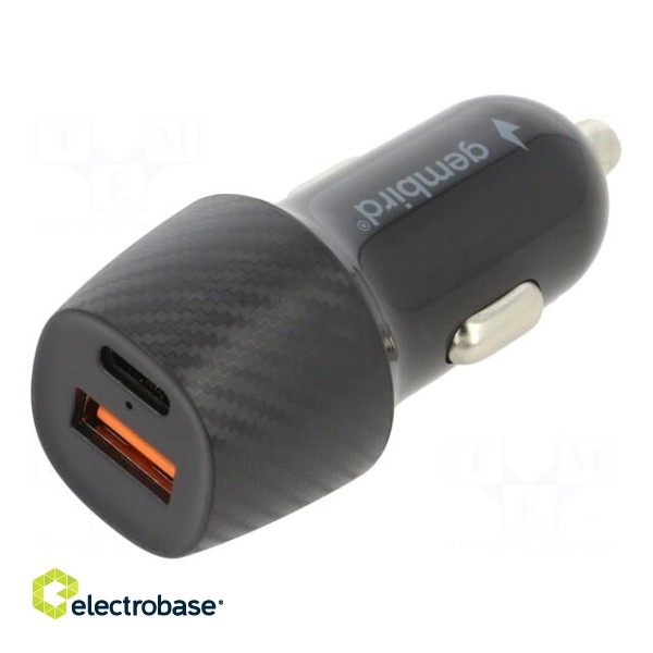 USB power supply | USB A socket,USB C socket | Sup.volt: 12÷24VDC