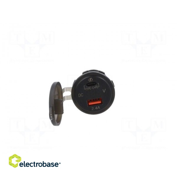 USB power supply | USB A socket,USB C socket | Sup.volt: 12÷24VDC image 9
