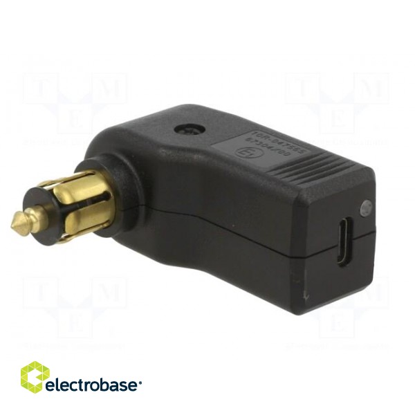 USB power supply | USB C socket | Inom: 3A | Sup.volt: 12÷24VDC image 4