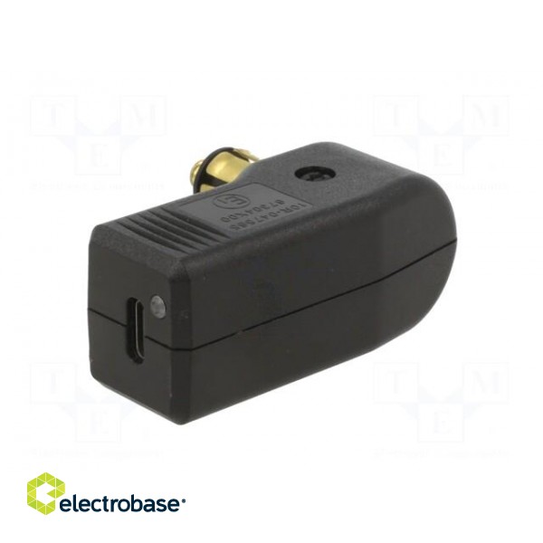 USB power supply | USB C socket | Inom: 3A | Sup.volt: 12÷24VDC paveikslėlis 6