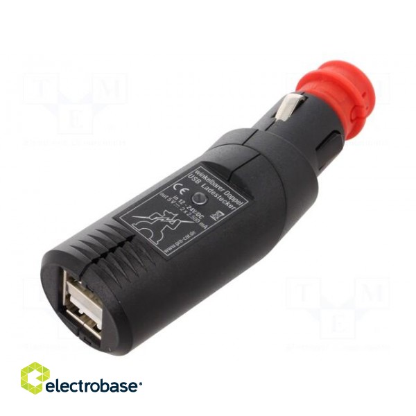 Automotive/main power supply | USB A socket x2 | 5A | 5V/2x2,5A image 1