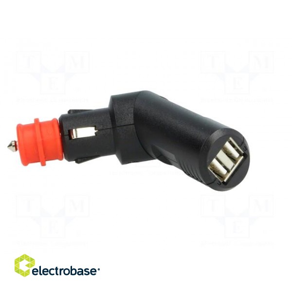 Automotive/main power supply | USB A socket x2 | 5A | 5V/2x2,5A фото 4