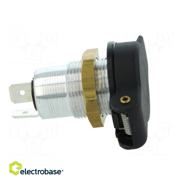 Car lighter socket | car lighter mini socket x1 | 16A | black image 8
