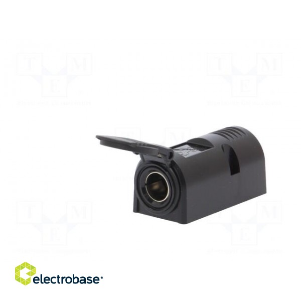 Car lighter socket | car lighter socket x1 | 16A | black | blister image 3