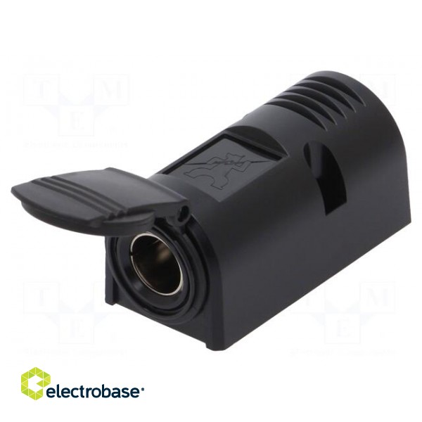 Car lighter socket | car lighter socket x1 | 16A | black | blister фото 1