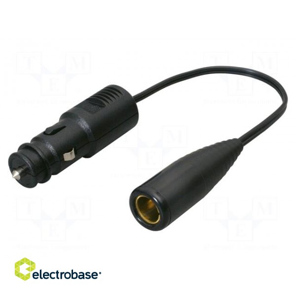 Car lighter socket adapter | car lighter mini socket x1 | 16A paveikslėlis 1