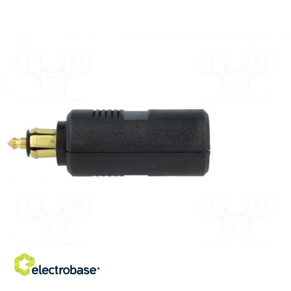 Car lighter socket adapter | car lighter socket x1 | 16A | black image 4