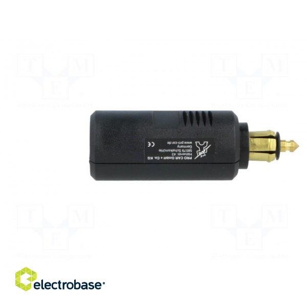 Car lighter socket adapter | car lighter socket x1 | 16A | black image 8