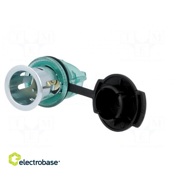 Car lighter socket | car lighter socket x1 | 16A | black,green image 3