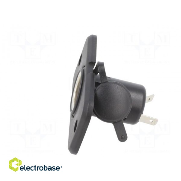 Car lighter socket adapter | car lighter socket x1 | 20A | black image 3