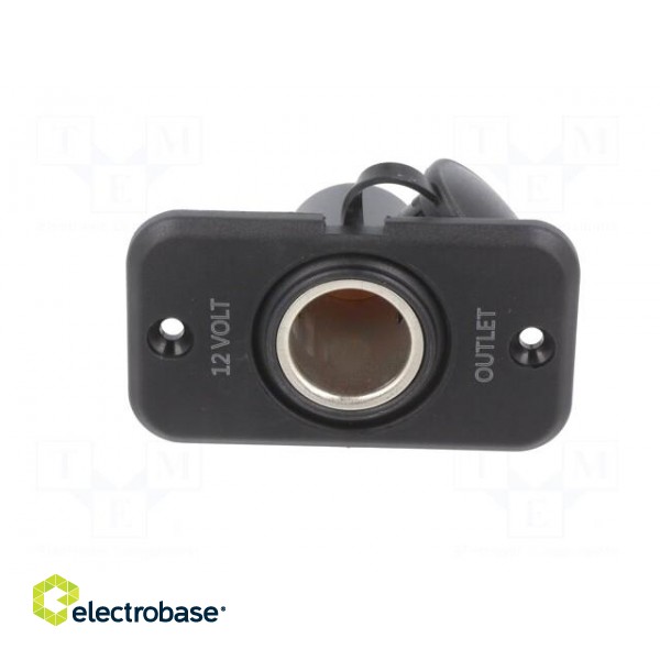 Car lighter socket adapter | car lighter socket x1 | 20A | black image 9