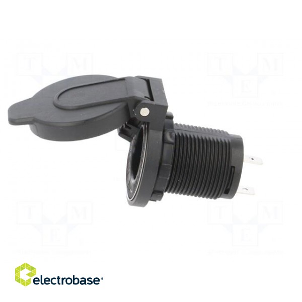 Car lighter socket | car lighter socket x1 | 20A | black | IPX3 image 3