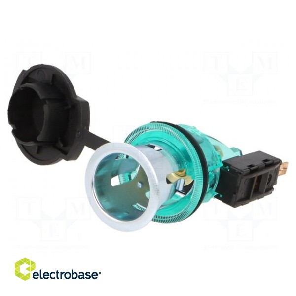 Car lighter socket | car lighter socket x1 | 20A | green image 1
