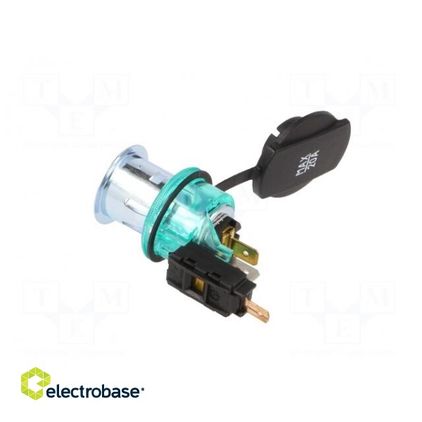 Car lighter socket | car lighter socket x1 | 20A | green image 4