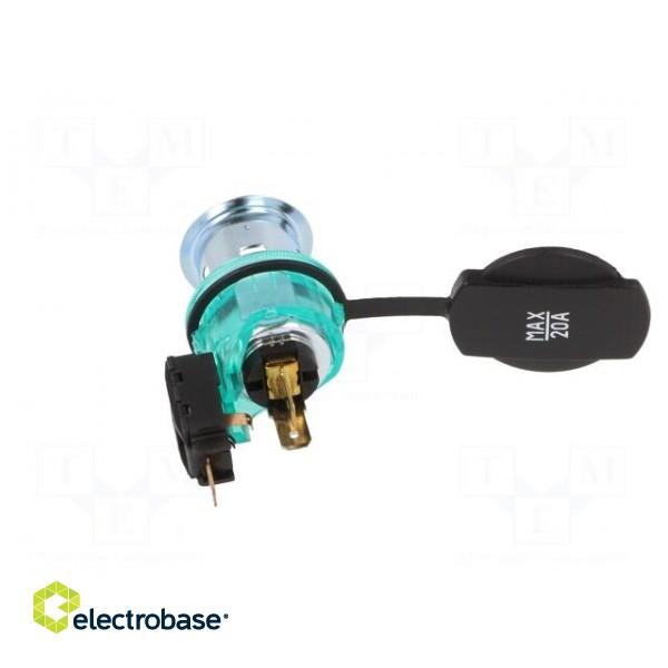 Car lighter socket | car lighter socket x1 | 20A | green image 5