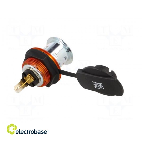 Car lighter socket | car lighter socket x1 | 20A | red | blister image 7