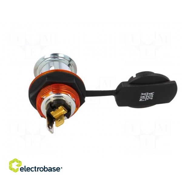 Car lighter socket | car lighter socket x1 | 20A | red | blister image 6
