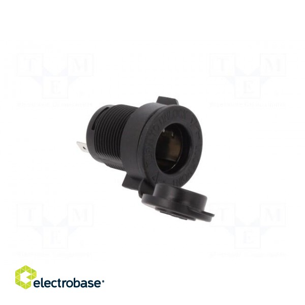Car lighter socket adapter | car lighter socket x1 | black image 8