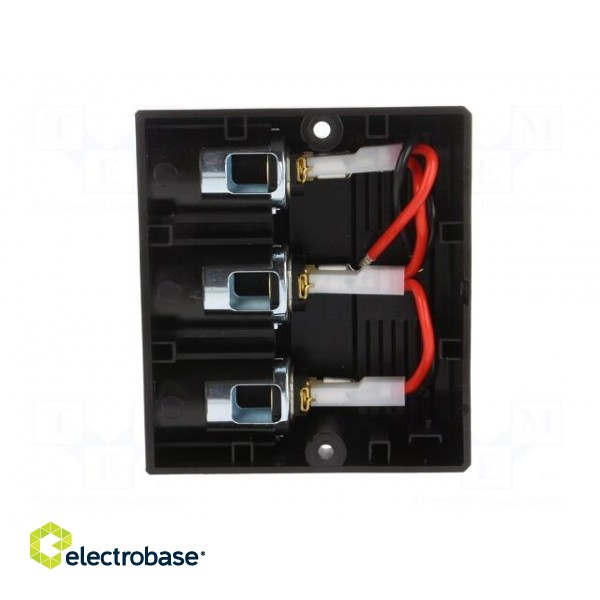 Car lighter socket | car lighter socket x3 | 16A | black | blister image 4