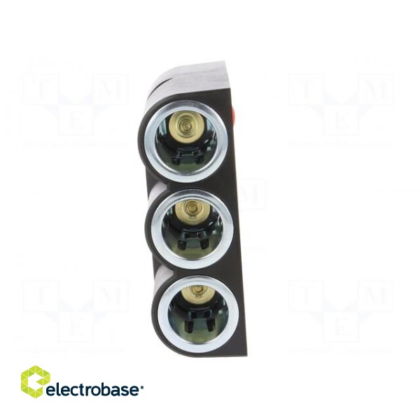 Car lighter socket adapter | car lighter socket x3 | 16A | black paveikslėlis 10