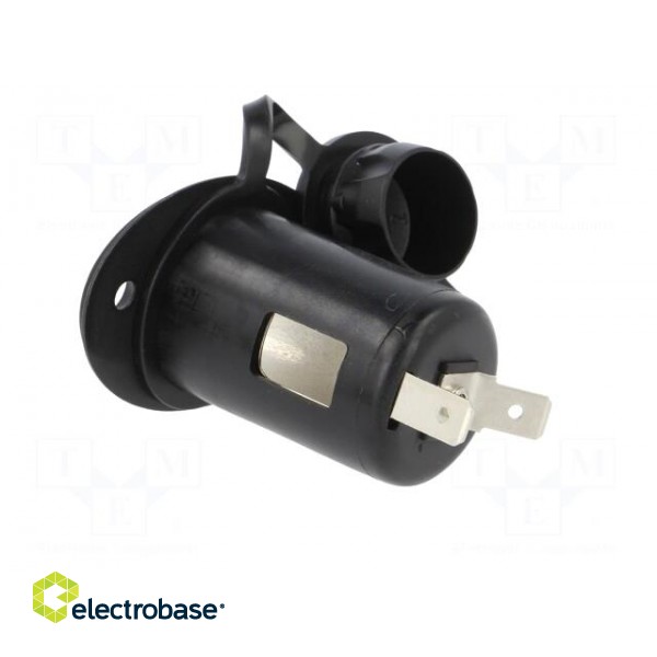 Car lighter socket housing | car lighter socket x1 | black paveikslėlis 4