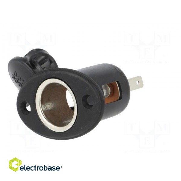 Car lighter socket housing | car lighter socket x1 | black image 2