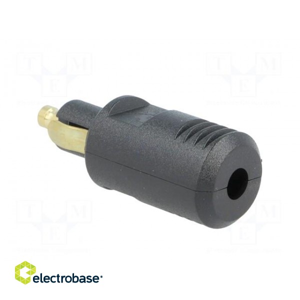 Cigarette lighter plug | cables | 8A | Sup.volt: 12÷24VDC | black image 5
