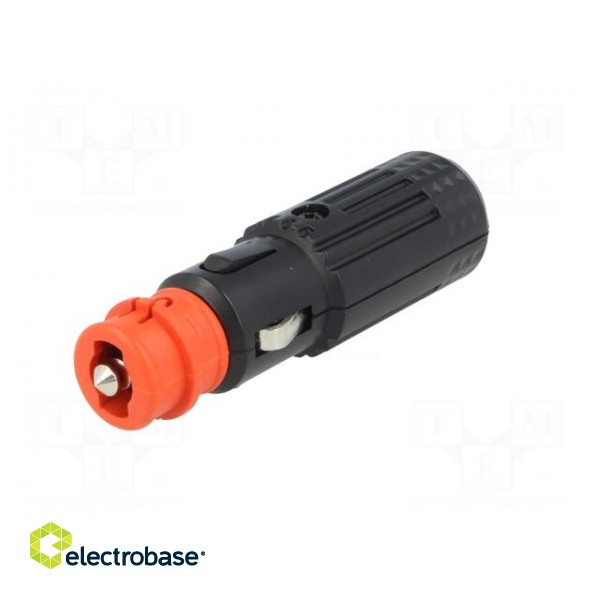 Cigarette lighter plug | Inom: 16A | Sup.volt: 12÷24VDC | 12V/15A image 2