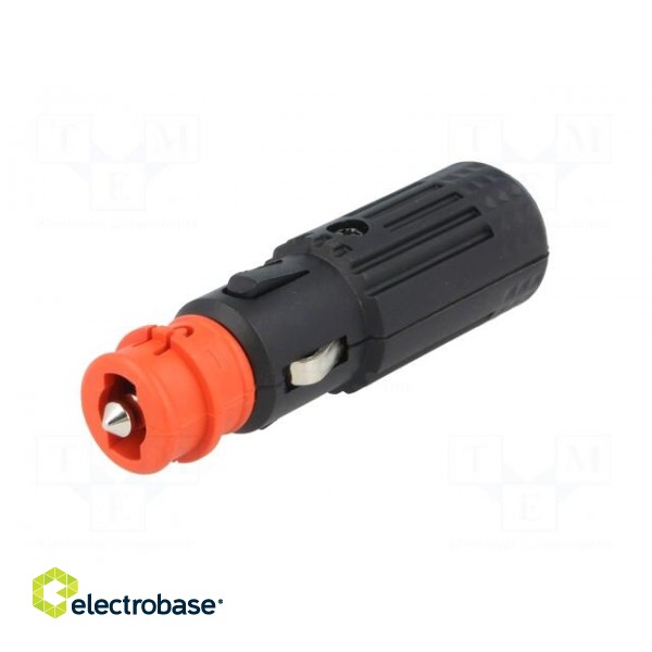 Cigarette lighter plug | Inom: 16A | Sup.volt: 12÷24VDC | 12V/15A image 2