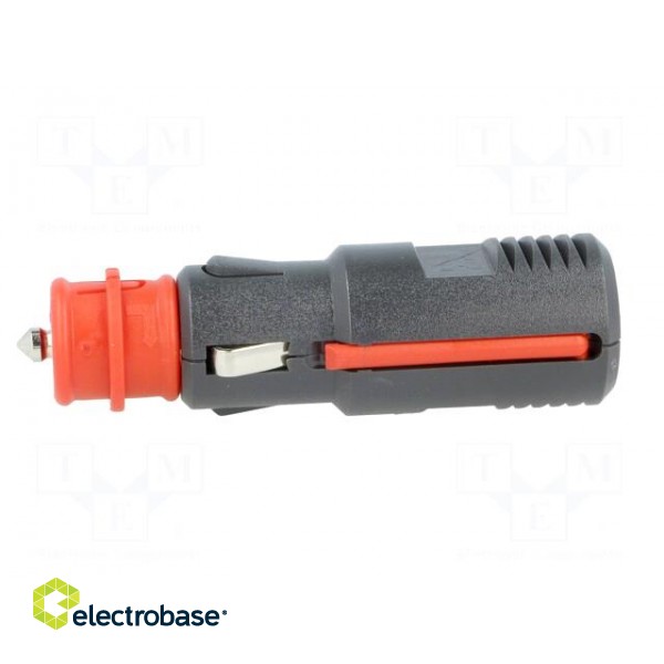 Cigarette lighter plug | screw terminal | 16A | Sup.volt: 12÷24VDC фото 4