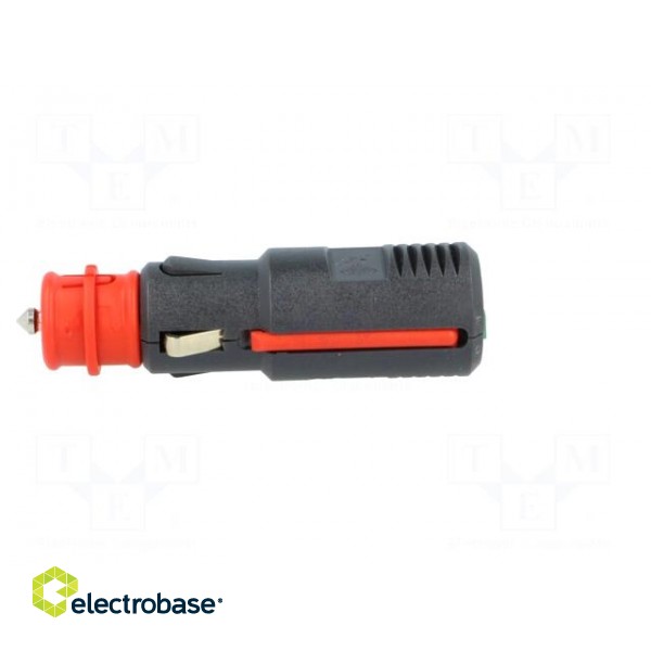 Cigarette lighter plug | screw terminal | 16A | Sup.volt: 12÷24VDC image 4