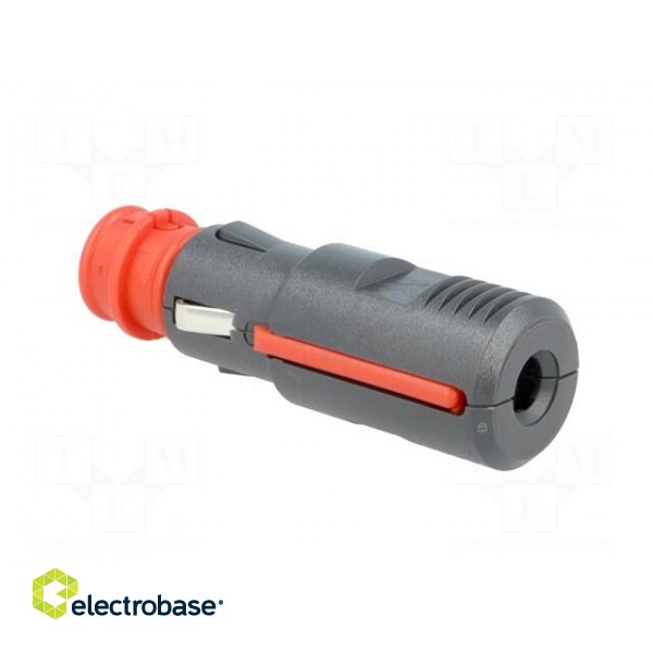 Cigarette lighter plug | screw terminal | 16A | Sup.volt: 12÷24VDC фото 5