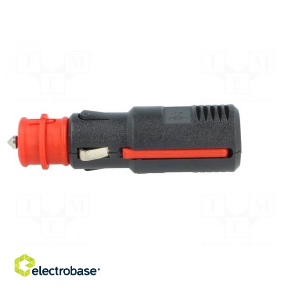 Cigarette lighter plug | screw terminal | 16A | Sup.volt: 12÷24VDC image 4