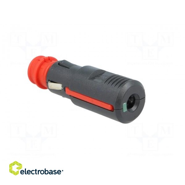 Cigarette lighter plug | screw terminal | 16A | Sup.volt: 12÷24VDC paveikslėlis 5
