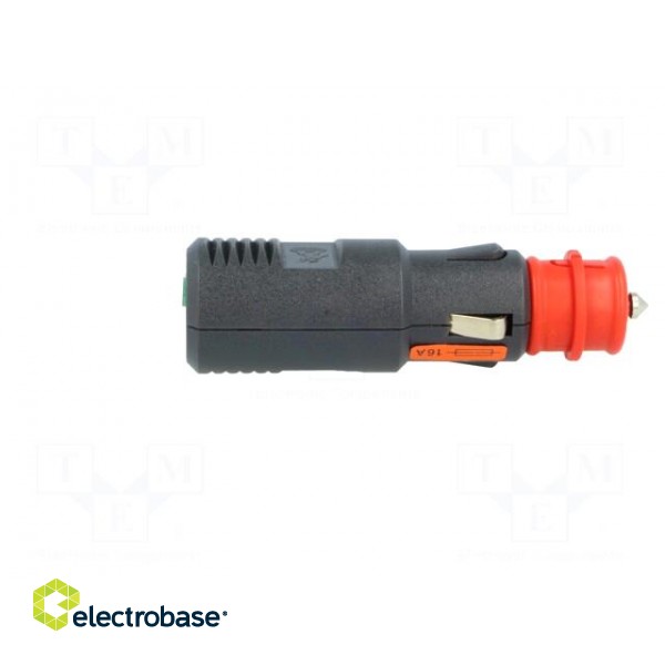 Cigarette lighter plug | screw terminal | 16A | Sup.volt: 12÷24VDC image 8