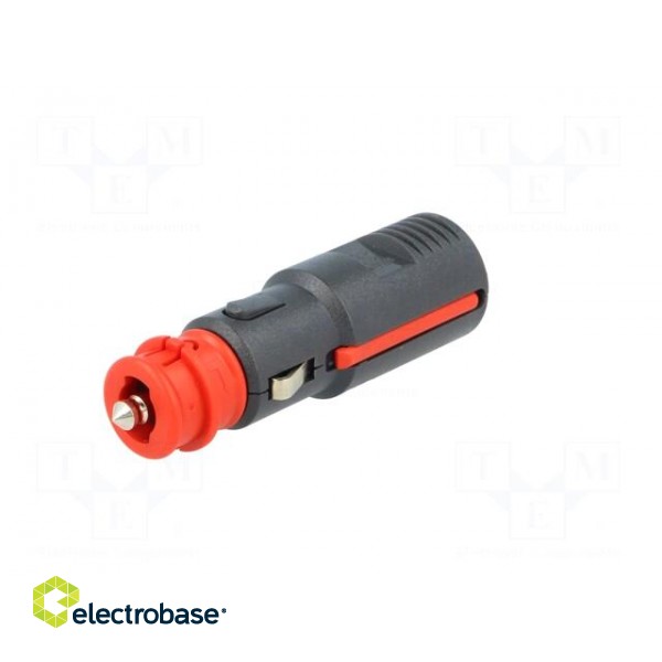 Cigarette lighter plug | screw terminal | 16A | Sup.volt: 12÷24VDC image 3