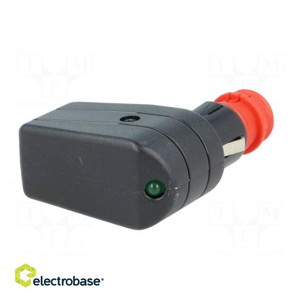 Cigarette lighter plug | screw terminal | 7.5A | Sup.volt: 12÷24VDC image 7