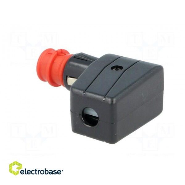 Cigarette lighter plug | screw terminal | 7.5A | Sup.volt: 12÷24VDC image 5