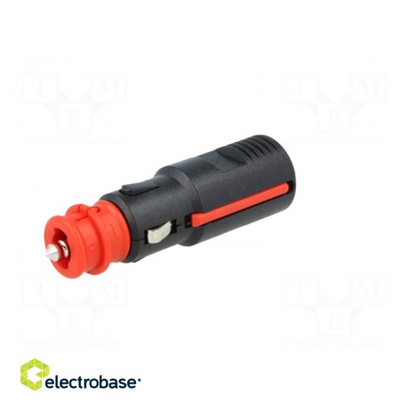 Cigarette lighter plug | screw terminal | 8A | Sup.volt: 12÷24VDC image 3