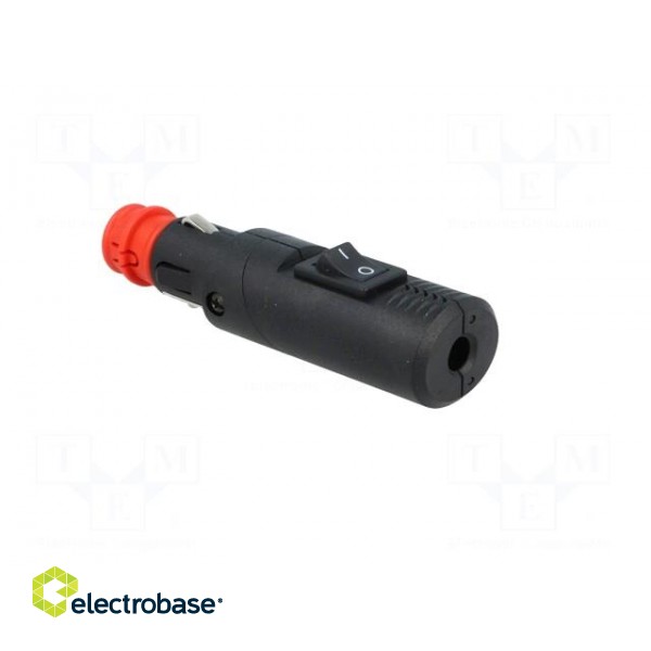 Cigarette lighter plug | screw terminal | 8A | Sup.volt: 12÷24VDC paveikslėlis 5