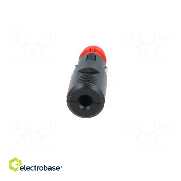 Cigarette lighter plug | screw terminal | 8A | Sup.volt: 12÷24VDC фото 6